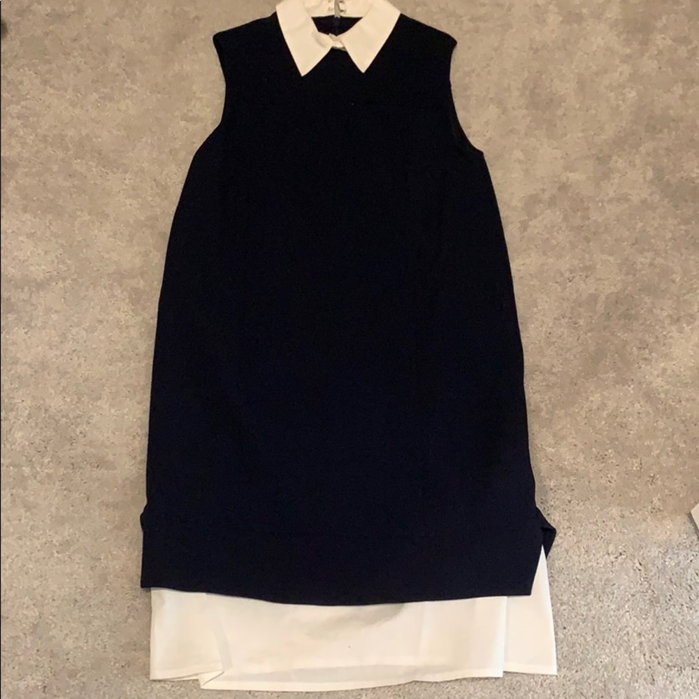 ASOS sleeveless blue dress